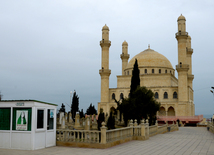 Baku's Nardaran township being landscaped. Azerbaijan, 25 Jan. 2016